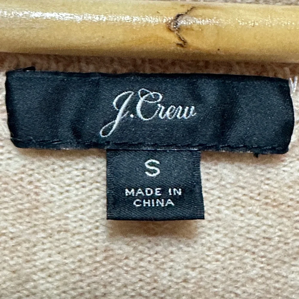 J. Crew Womens Raglan V-Neck‎ Sweater Small High Low Hem Long Sleeve Knit Cozy
